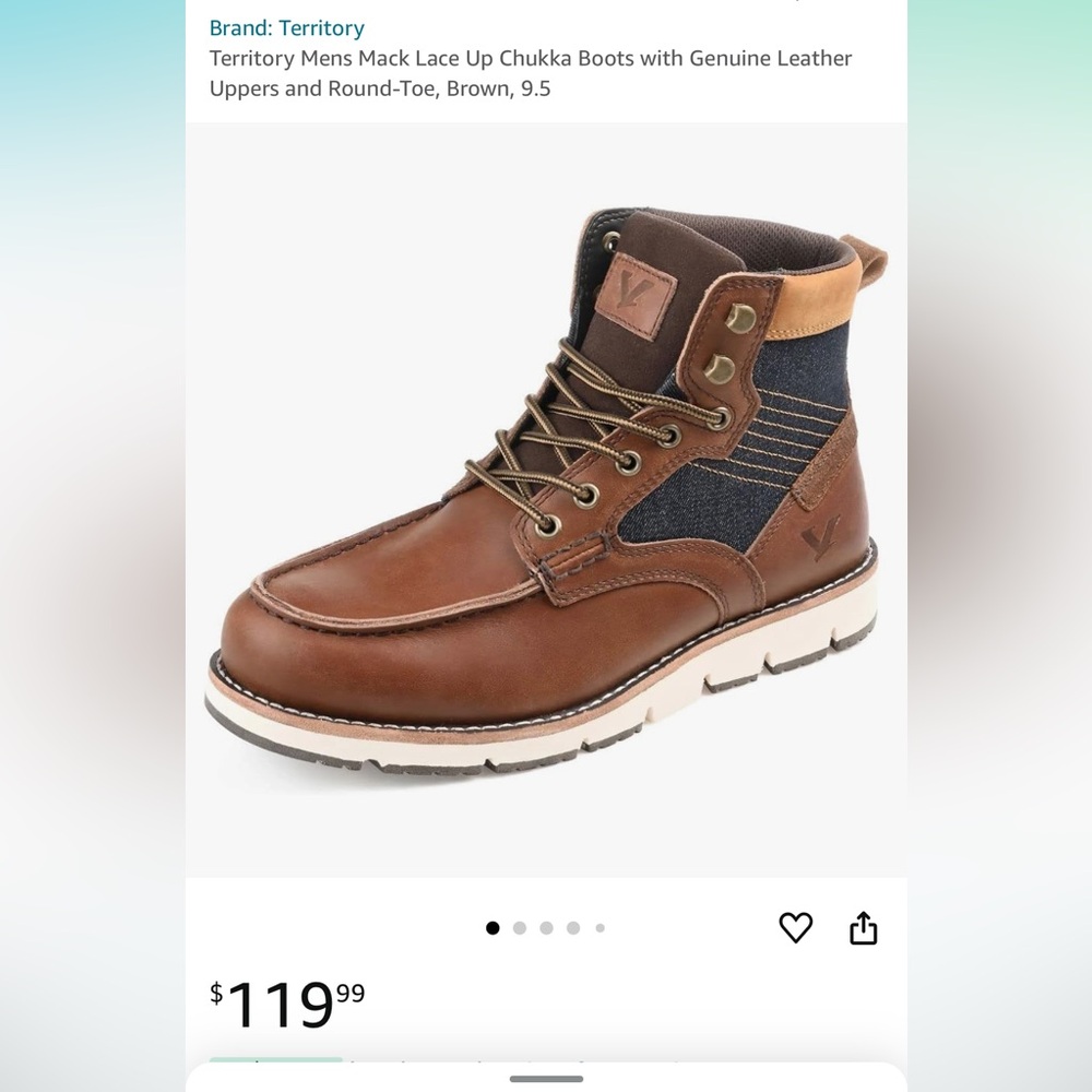 Men’s leather waterproof casual boots - Picture 10 of 10